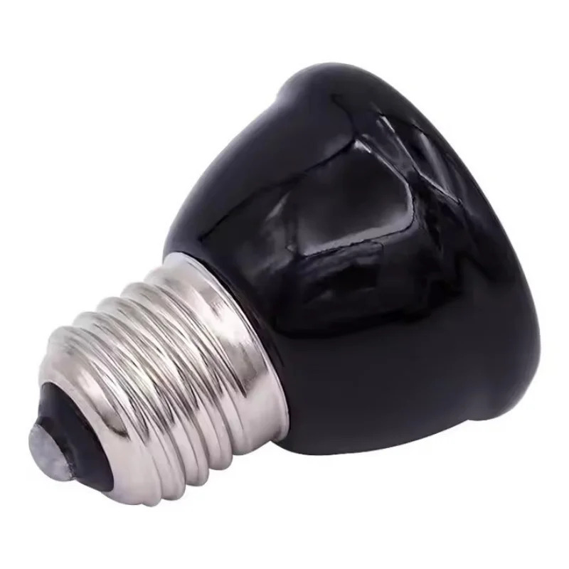 Ceramic Heat Emitter - 25/50/75/100W E27 Black Infrared Ceramic Heat