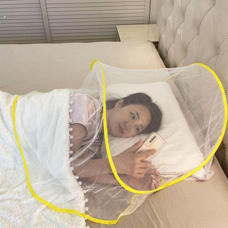 Screen Top Mesh - Foldable Mosquito Net Head Cover No-Install