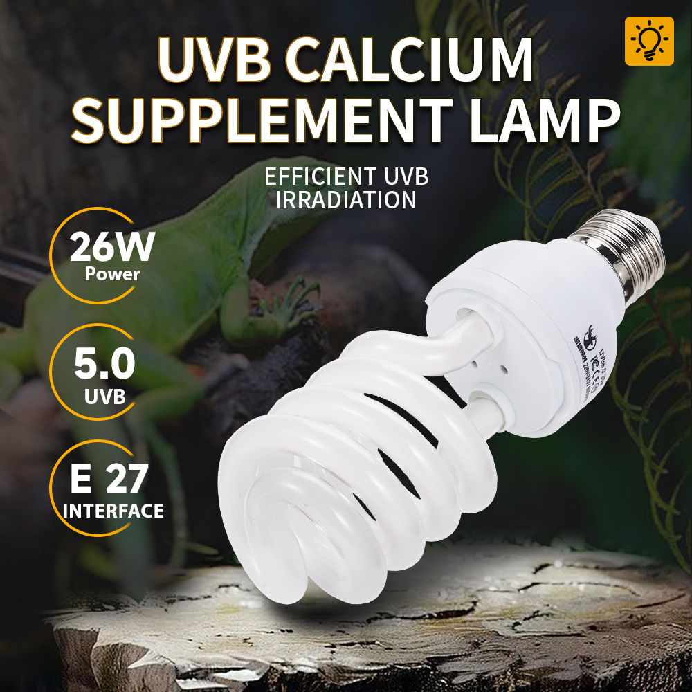 Calcium Powder Reptile - 26W Pet Box Lamp Calcium Supplement