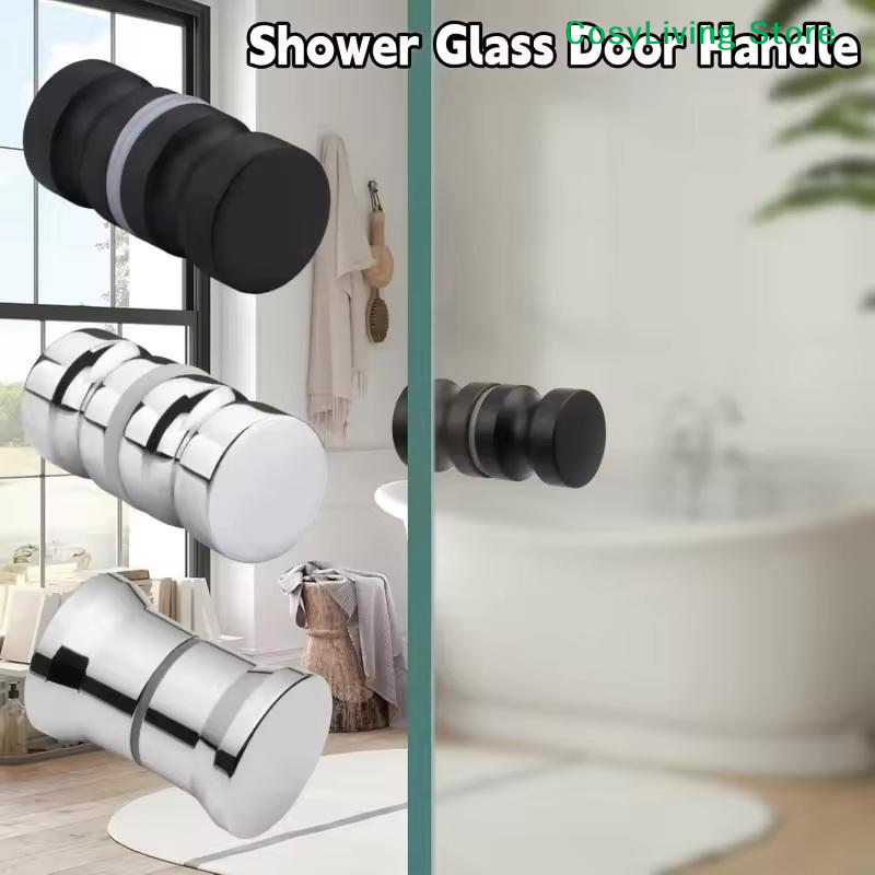 Glass Door Hinge - [CL]Stylish Shower Glass Door Handle Sliding