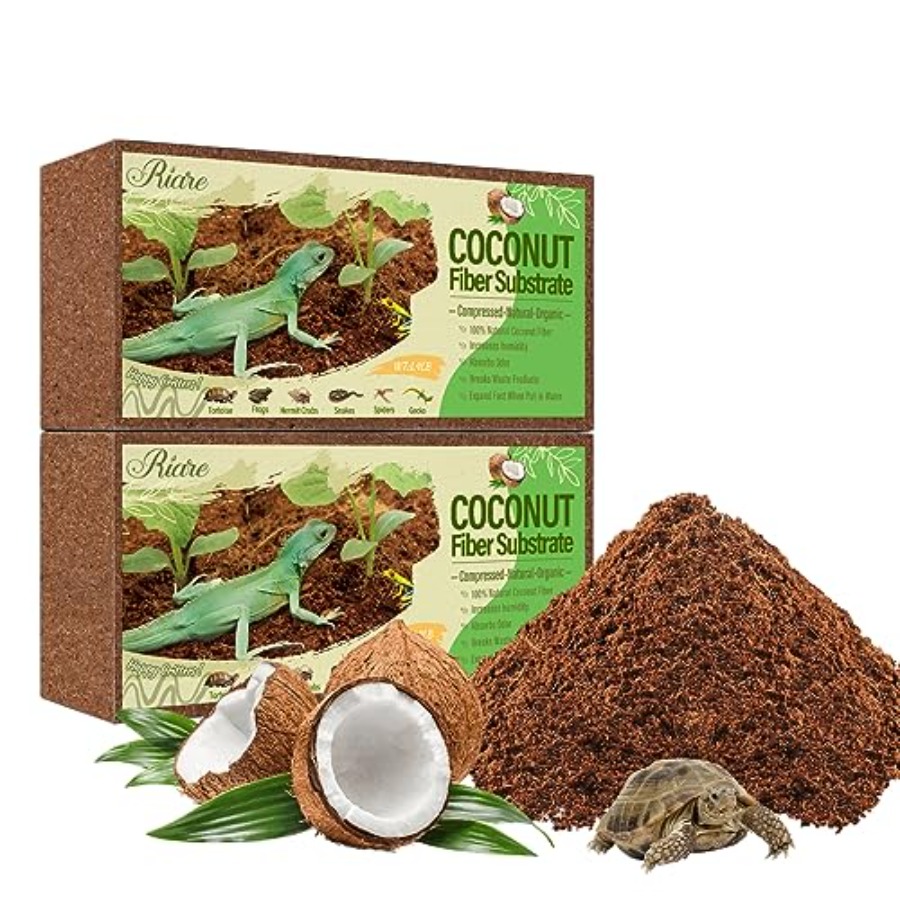 Substrate Coconut Fiber - Natural Coconut Fiber Substrate for Reptile-