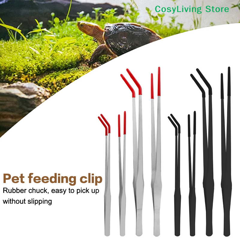 Reptile Feeding Tongs With Rub - Feeding Tong Stainless ulasan dan harga