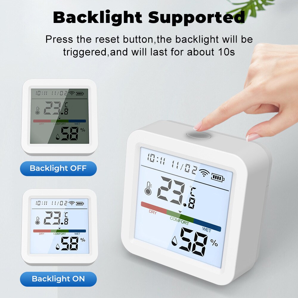 Tuya New WiFi Temperature Humi - Digital Hygrometer Probe ulasan dan harga