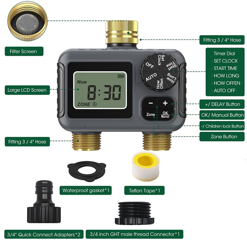 AY14 -Dual Outlets Automatic I - Timer Dual Outlet ulasan dan harga