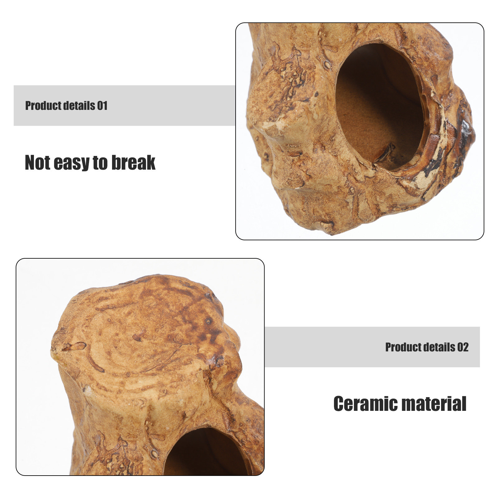 Premium Ceramic Aquarium Caves - Hide Cave Ceramic ulasan dan harga