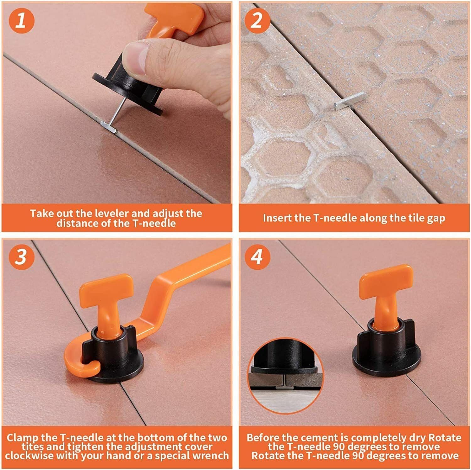 51Pcs Floor Tile Leveling Syst - Ceramic Tile Floor ulasan dan harga