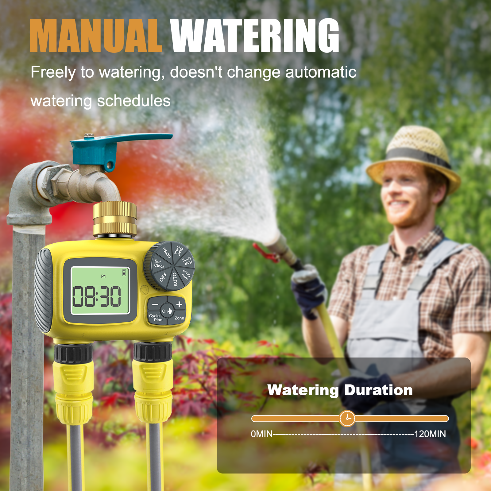 Insoma Smart Water Timer Dual  - Timer Dual Outlet ulasan dan harga
