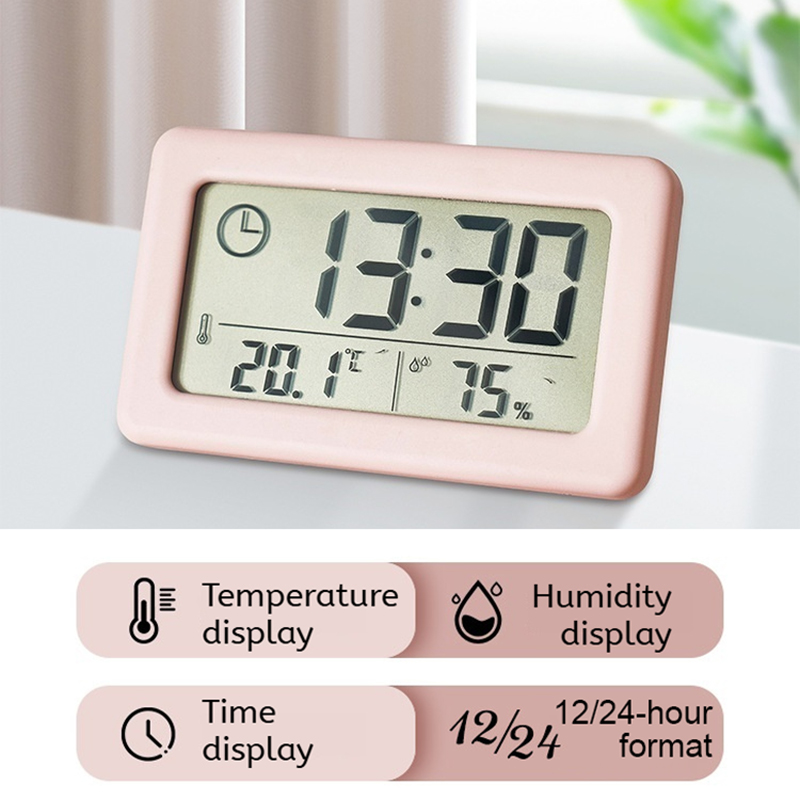 Mini Digital Clock Electronics - Digital Hygrometer Probe ulasan dan harga