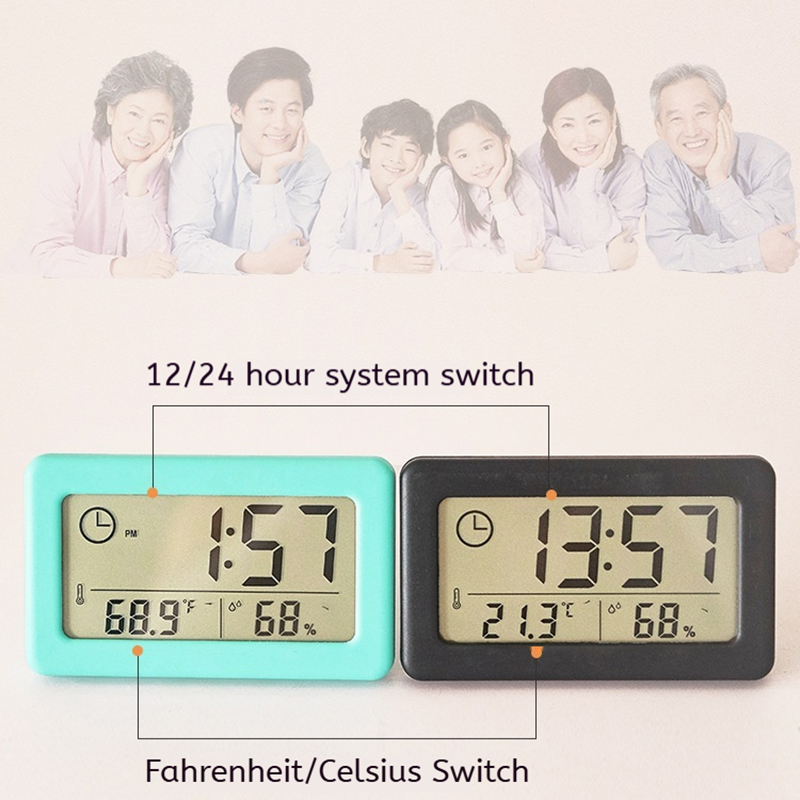 Mini Digital Clock Electronics - Digital Hygrometer Probe ulasan dan harga