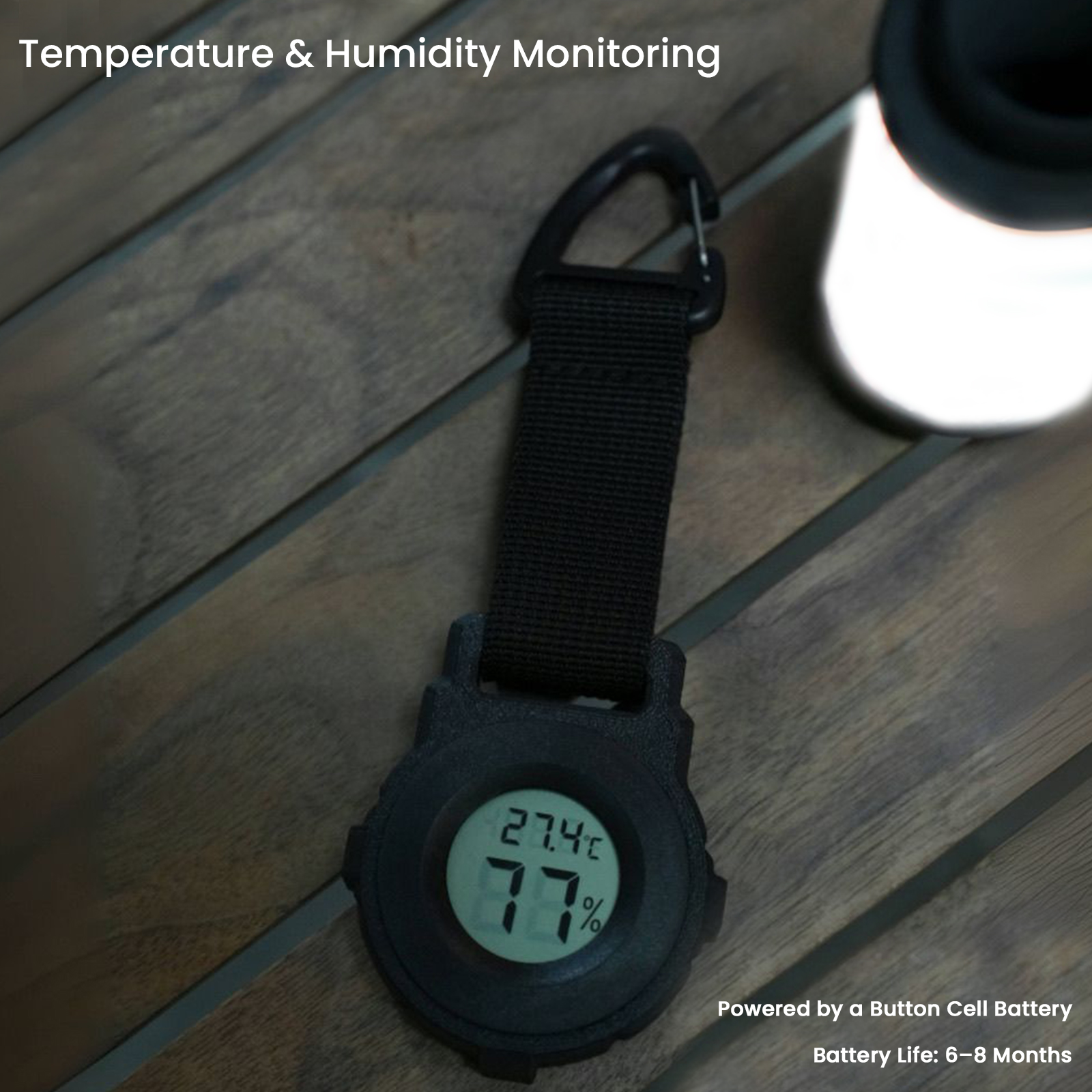 Room Thermometer with LCD Disp - Digital Hygrometer Probe ulasan dan harga