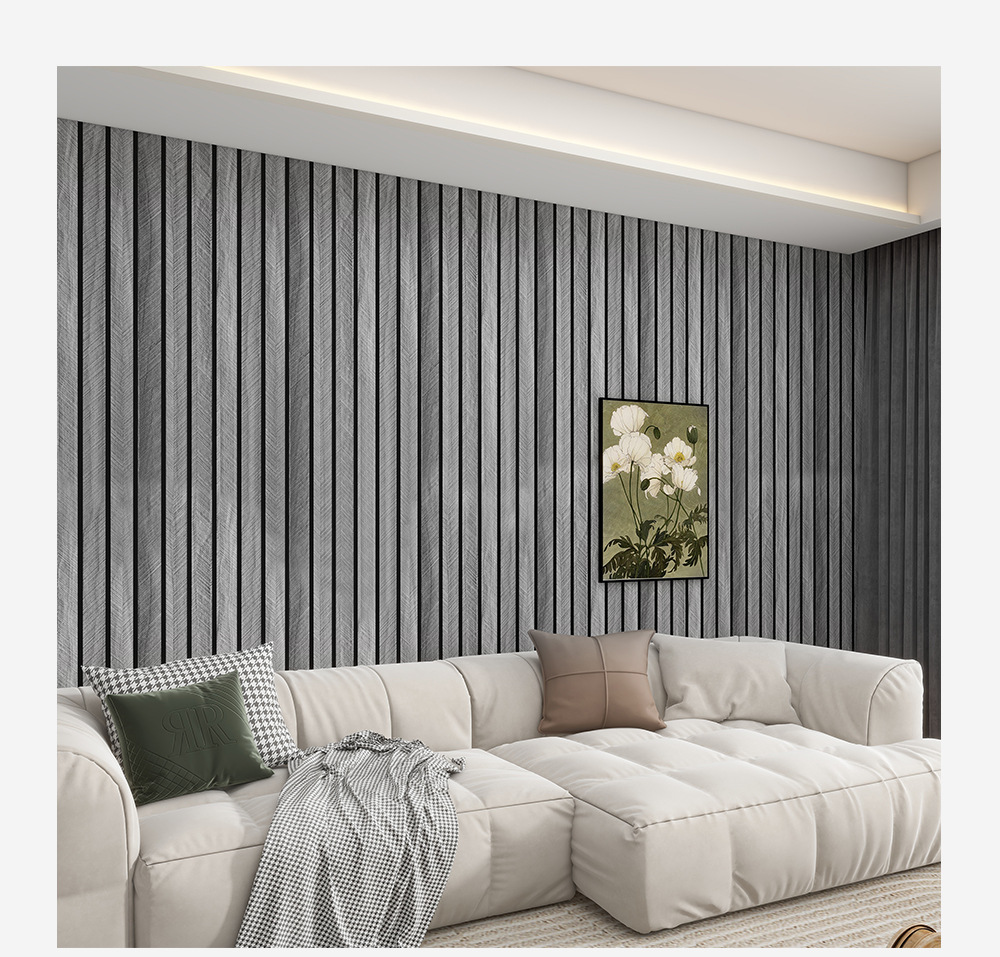 Self-Adhesive Wood Grain Wall  - Pvc Panel Background ulasan dan harga