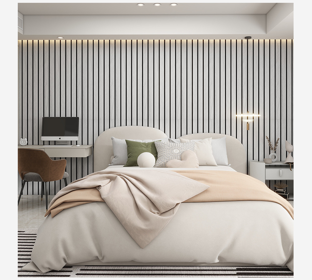 Self-Adhesive Wood Grain Wall  - Pvc Panel Background ulasan dan harga