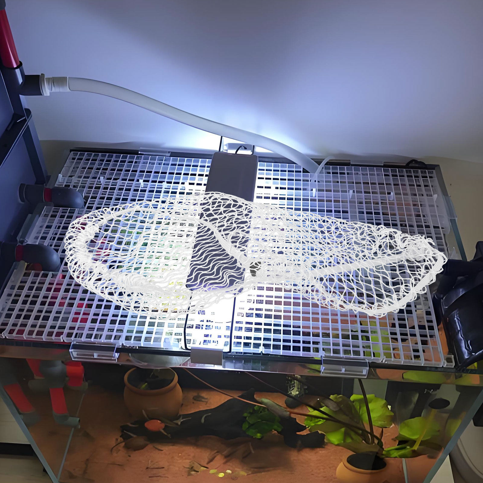 Aquarium Nylon Top Cover 40x20 - Screen Top Mesh ulasan dan harga
