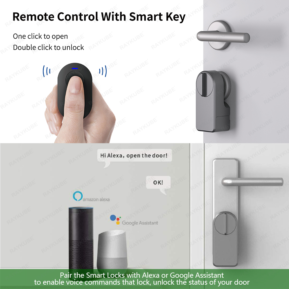 RAYKUBE A1 Pro Tuya BEL Smart  - Glass Door Hinge ulasan dan harga