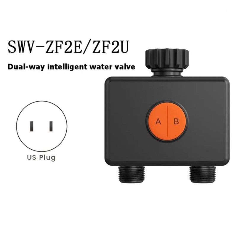 ABRU-Zigbee 3.0 Smart Water Va - Timer Dual Outlet ulasan dan harga