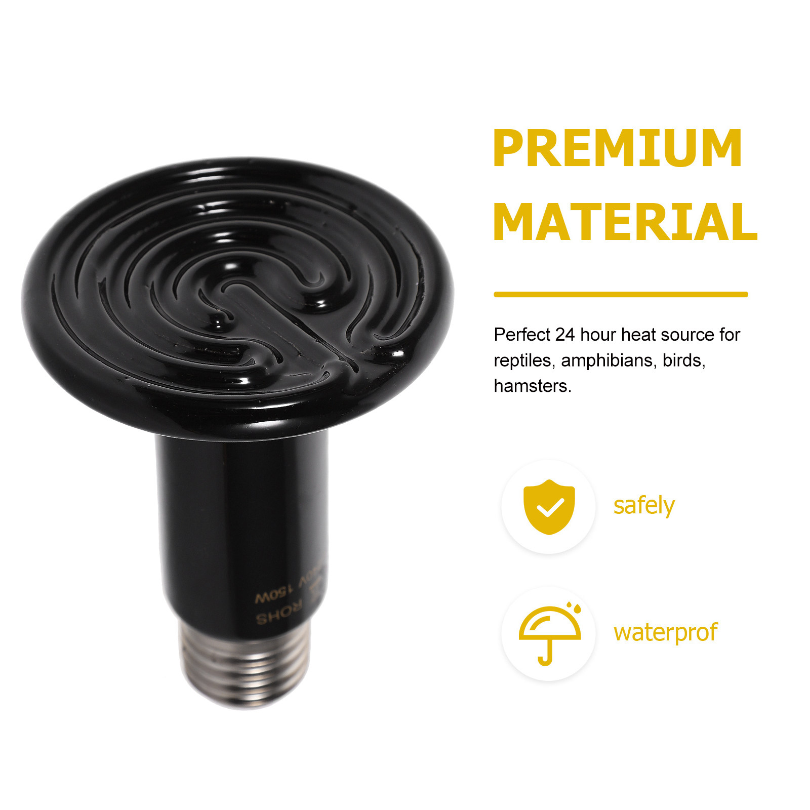 1Pcs Solid Ceramic Heater Lamp - Ceramic Heat Emitter ulasan dan harga