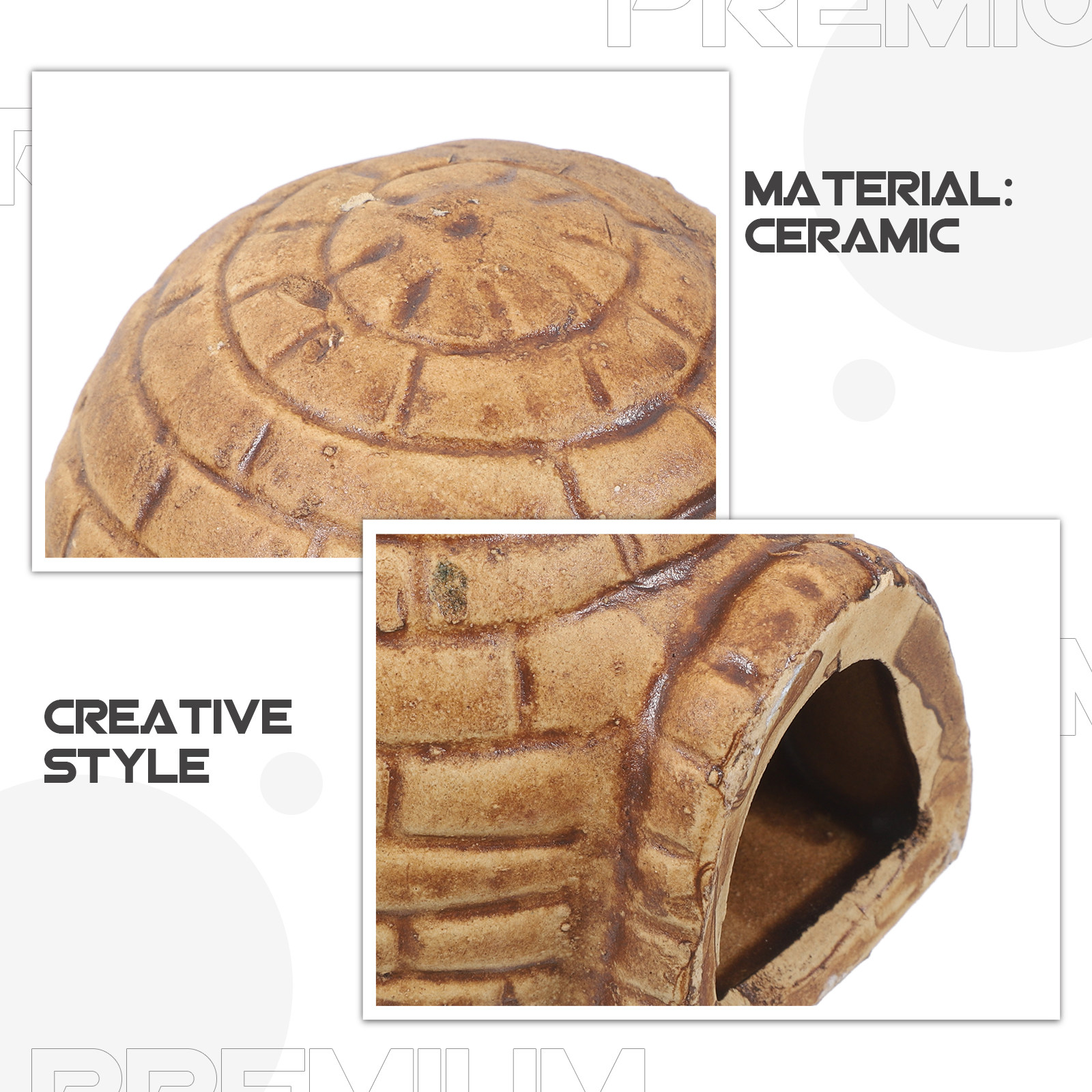 Premium Ceramic Aquarium Hides - Hide Cave Ceramic ulasan dan harga