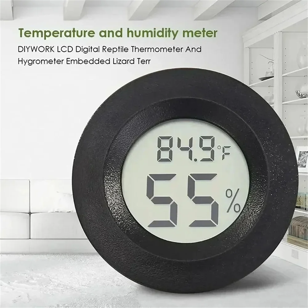 Mini Round Digital Thermometer - Digital Hygrometer Probe ulasan dan harga