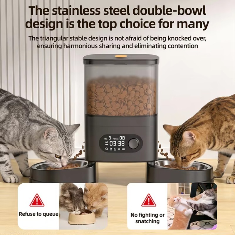Automatic Pet Feeder Smart Cat - Timer Dual Outlet ulasan dan harga