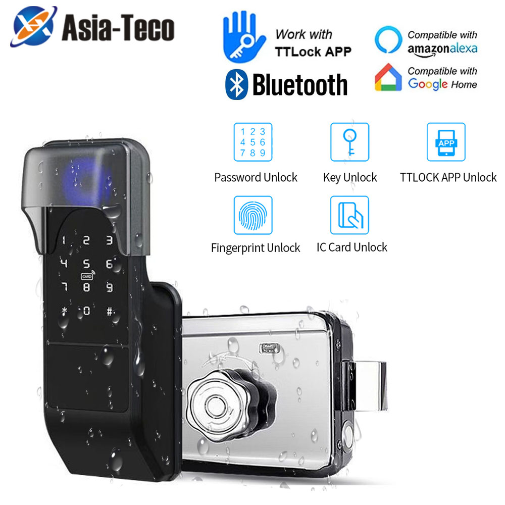 IP65 Waterproof TTLock Fingerp - Glass Door Hinge ulasan dan harga