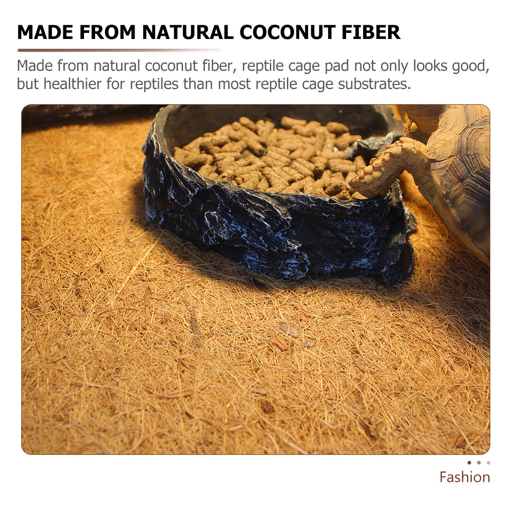 Terrarium Bedding Carpet Natur - Substrate Coconut Fiber ulasan dan harga