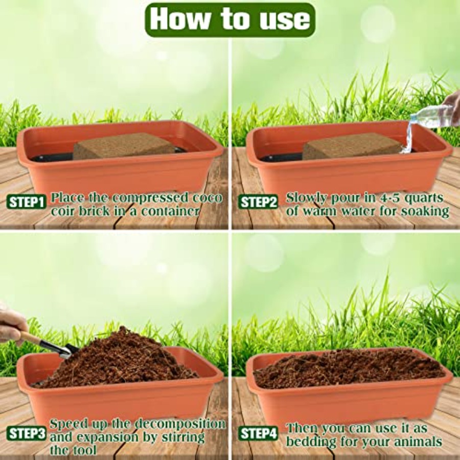 2 Pack Coconut Fiber Substrate - Substrate Coconut Fiber ulasan dan harga