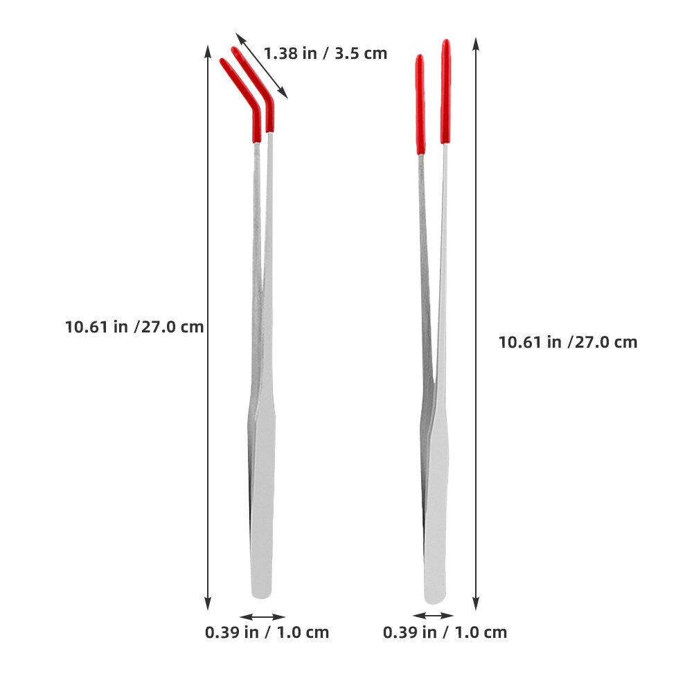 2Pcs Stainless Steel Reptile F - Feeding Tong Stainless ulasan dan harga