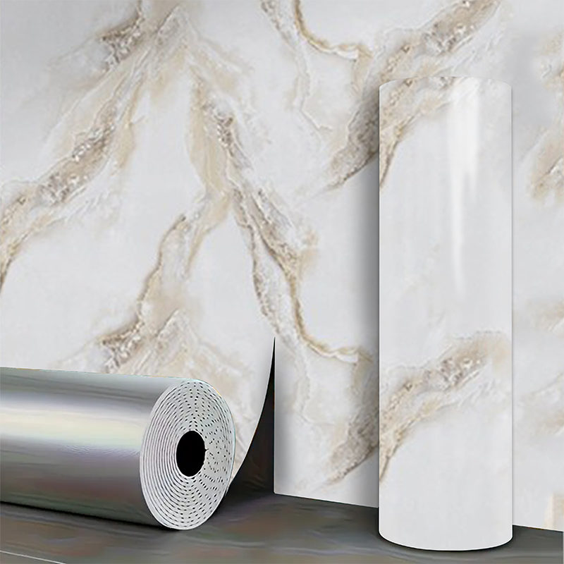 Marble Stickers Self-Adhesive  - Pvc Panel Background ulasan dan harga