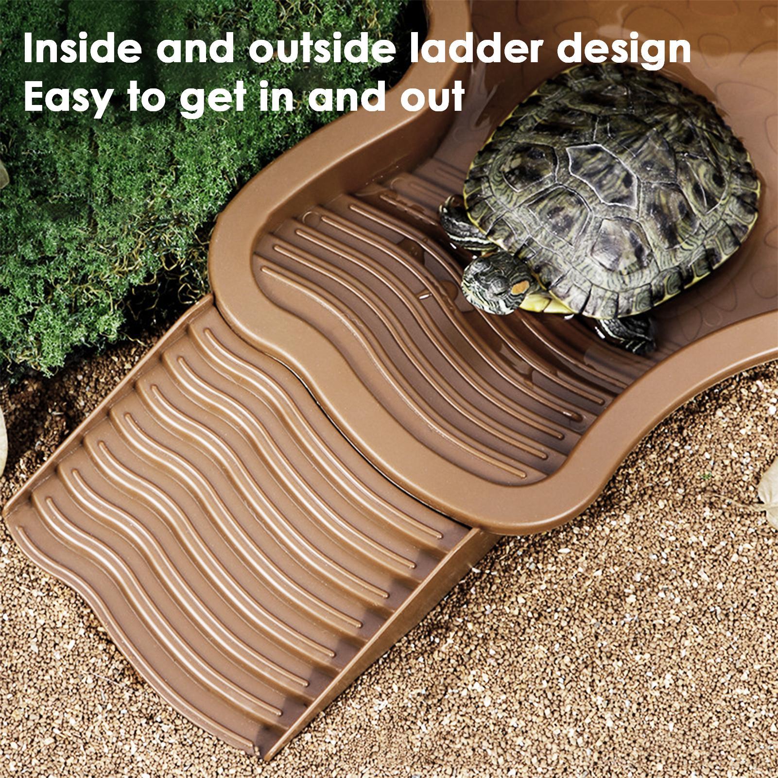 Reptile Bathing Pool with Ramp - Water Dish Reptile ulasan dan harga