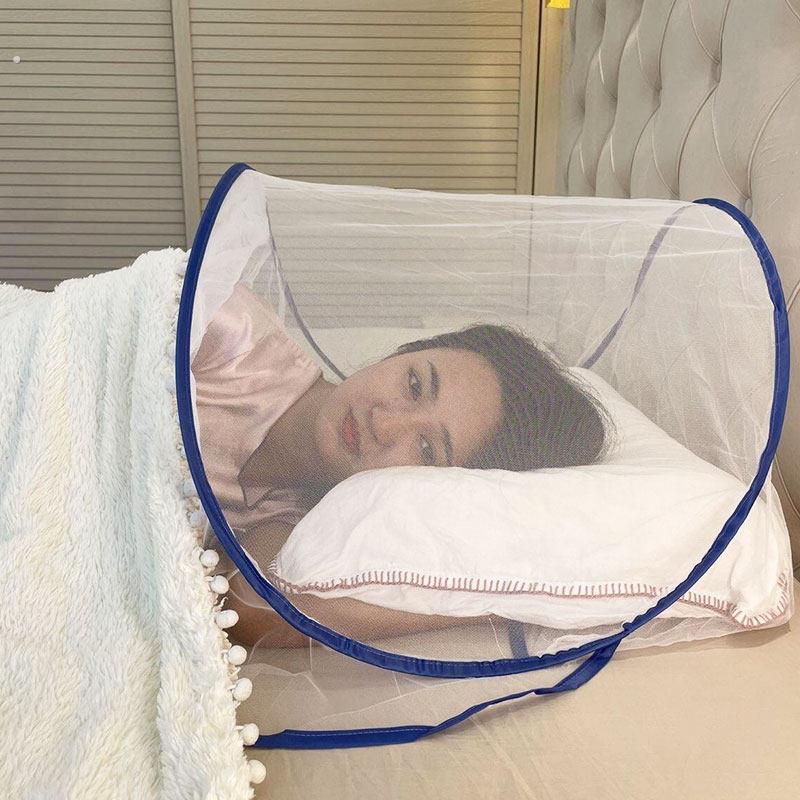 Foldable Mosquito Net Head Cov - Screen Top Mesh ulasan dan harga