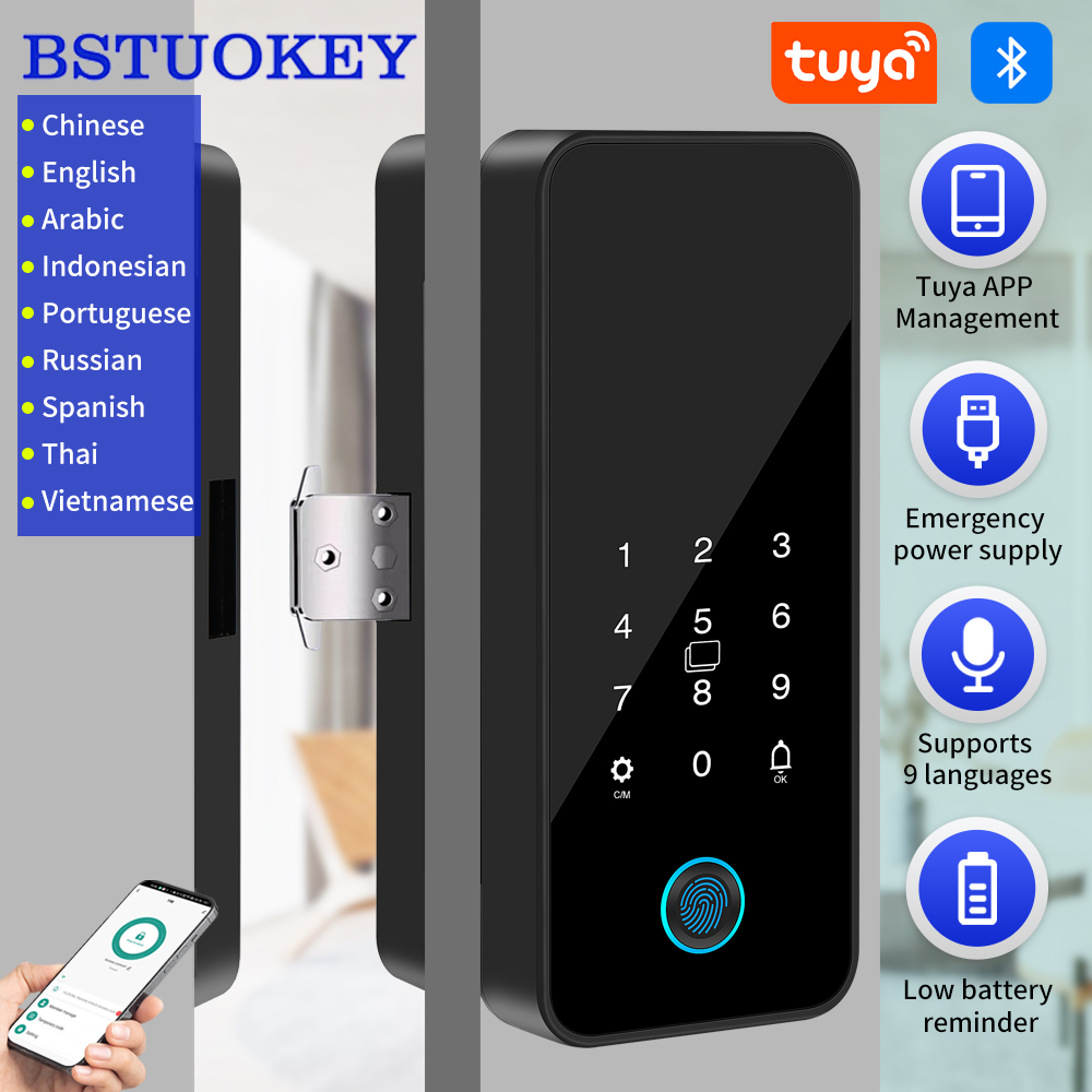 Tuya Smart Life Bluetooth Glas - Glass Door Hinge ulasan dan harga