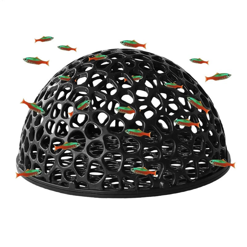 Mini Porous Ceramic Shrimp Cav - Hide Cave Ceramic ulasan dan harga