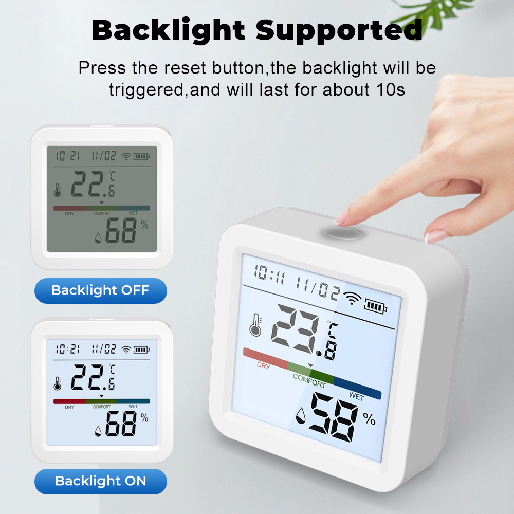 Tuya Smart Temperature Humidit - Digital Hygrometer Probe ulasan dan harga