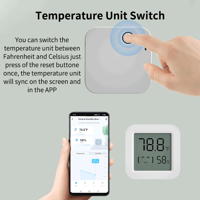 Tuya Zigbee Temperature Humidi - Digital Hygrometer Probe ulasan dan harga