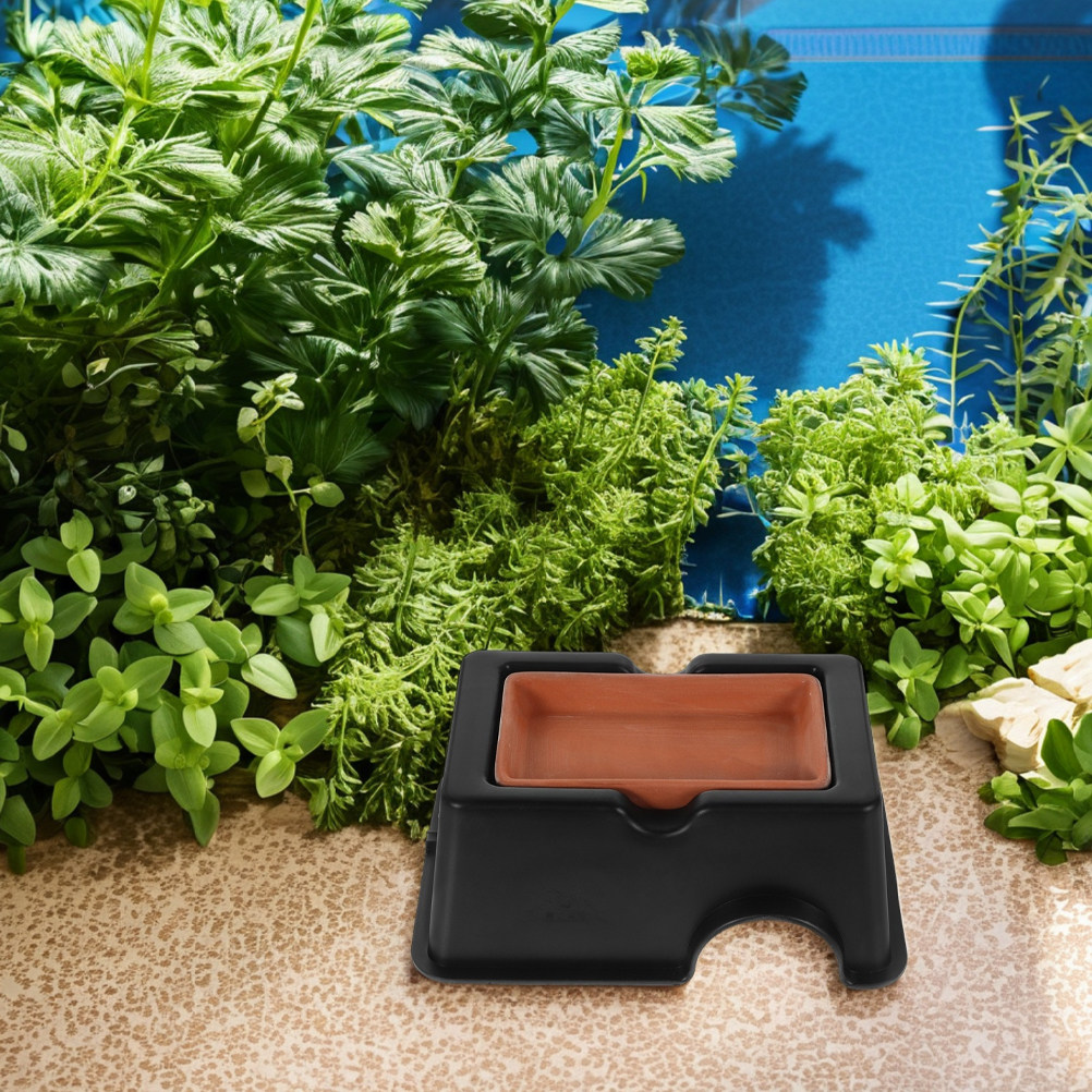 2Pcs Humid Leopard Gecko Shelt - Hide Cave Ceramic ulasan dan harga