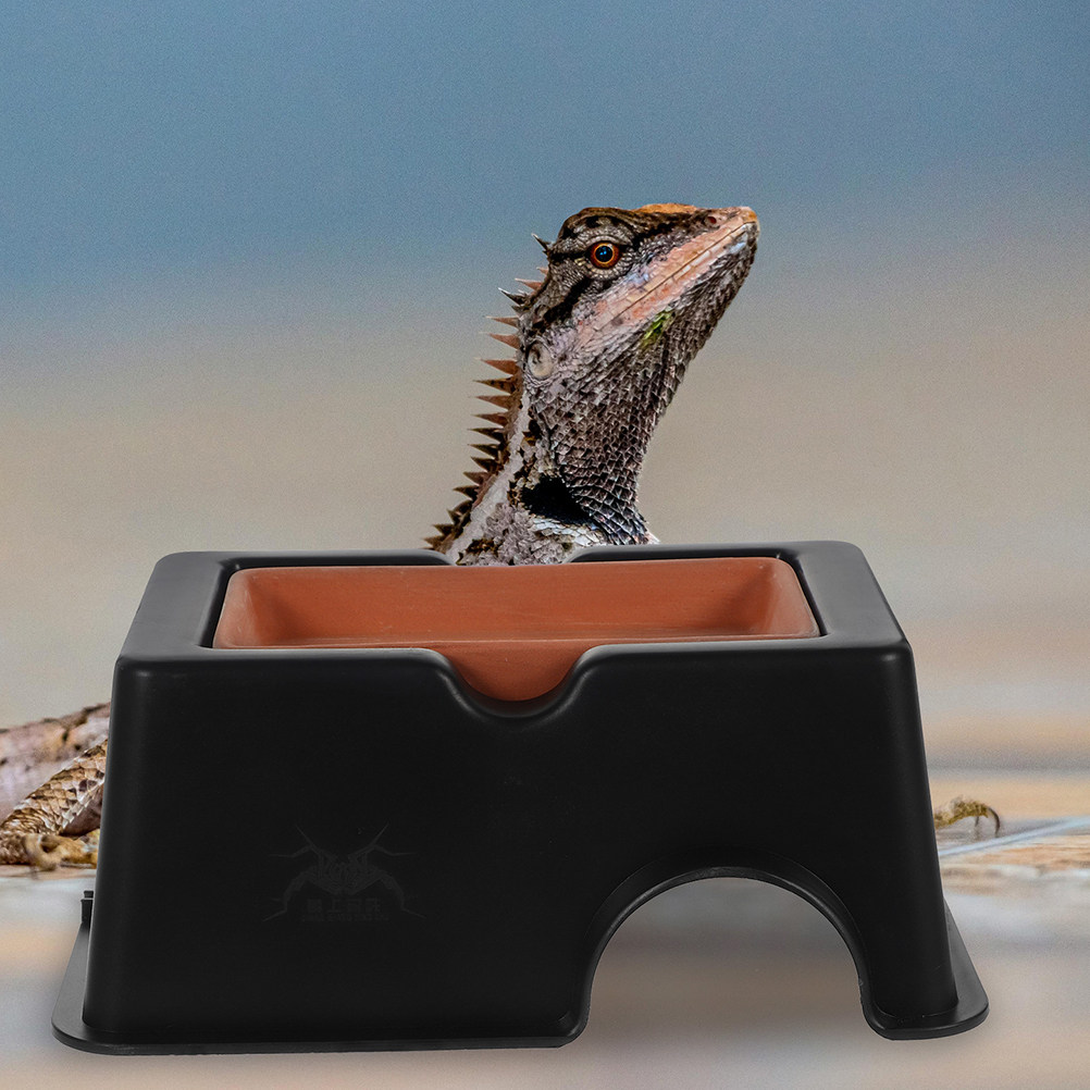 2Pcs Humid Leopard Gecko Shelt - Hide Cave Ceramic ulasan dan harga