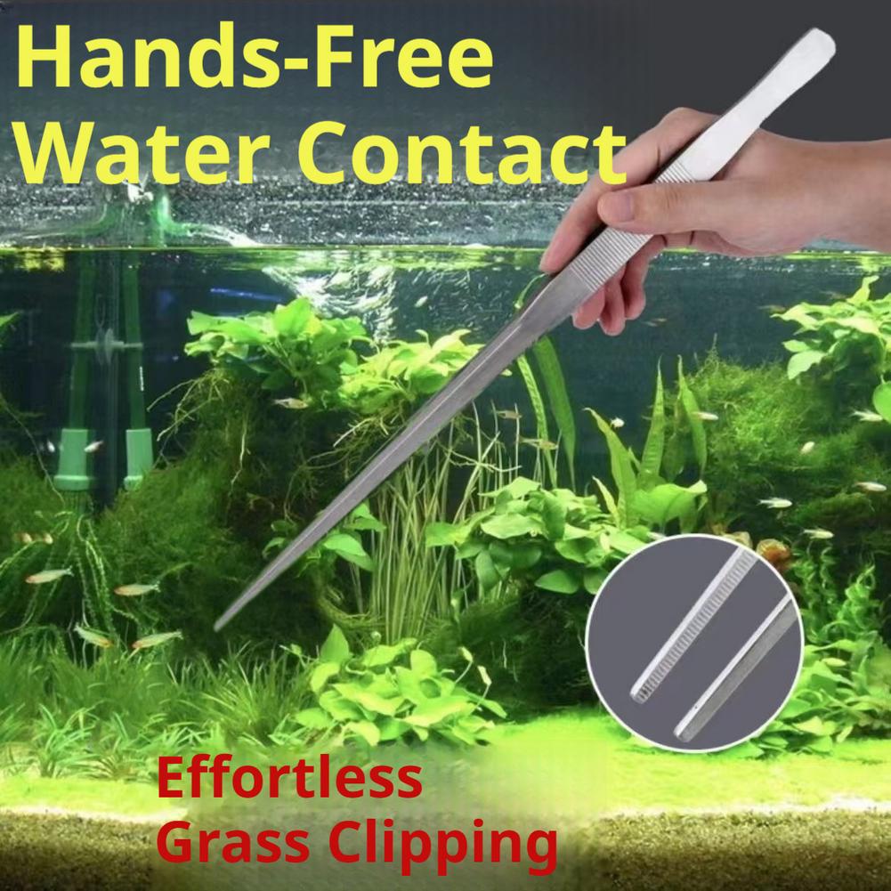 Stainless Steel Aquarium Tweez - Feeding Tong Stainless ulasan dan harga