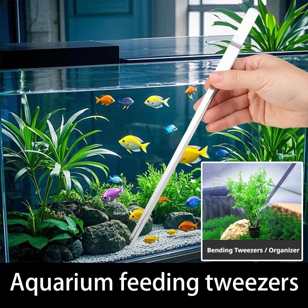 Stainless Steel Aquarium Tweez - Feeding Tong Stainless ulasan dan harga