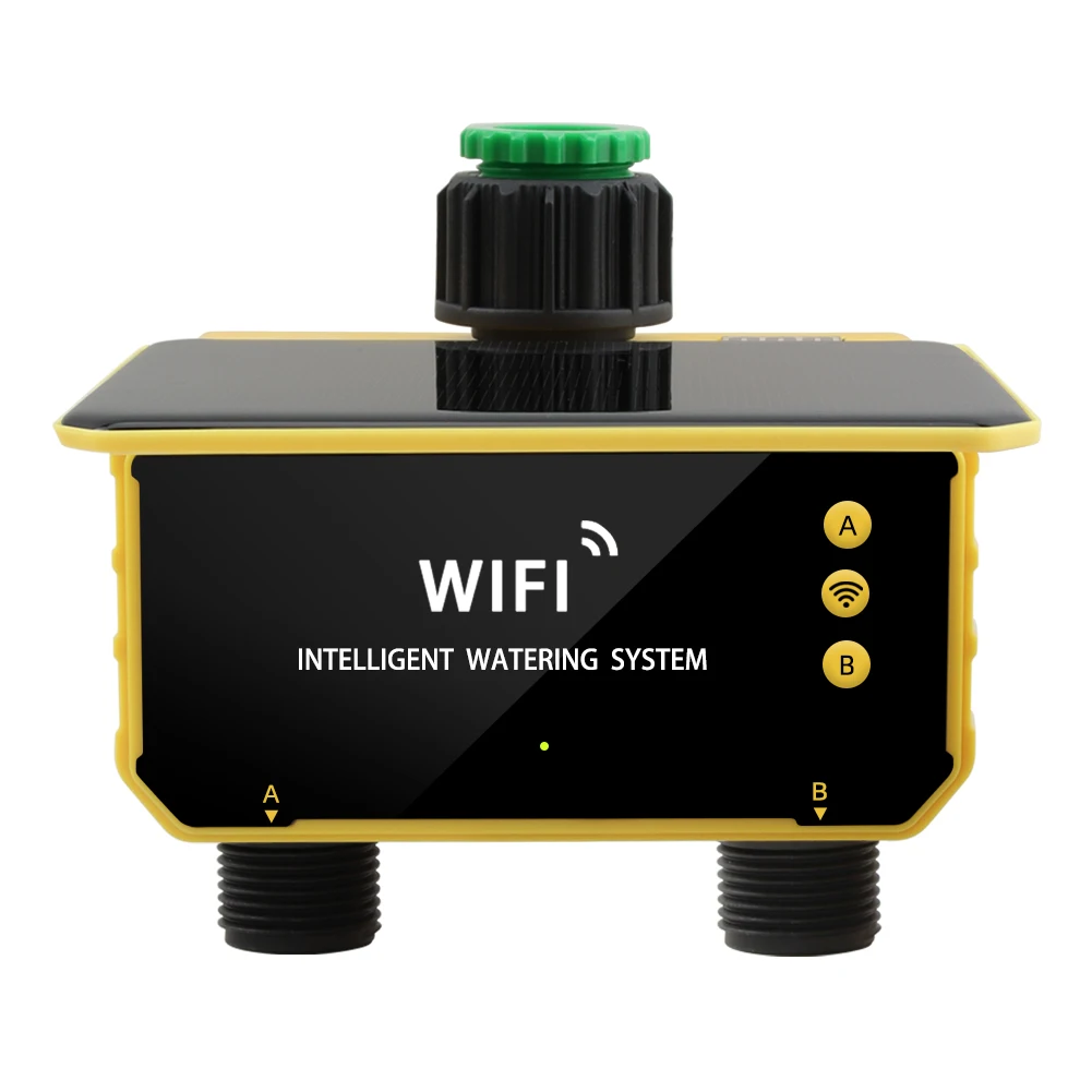 WiFi Solar Timer Dual Water Va - Timer Dual Outlet ulasan dan harga