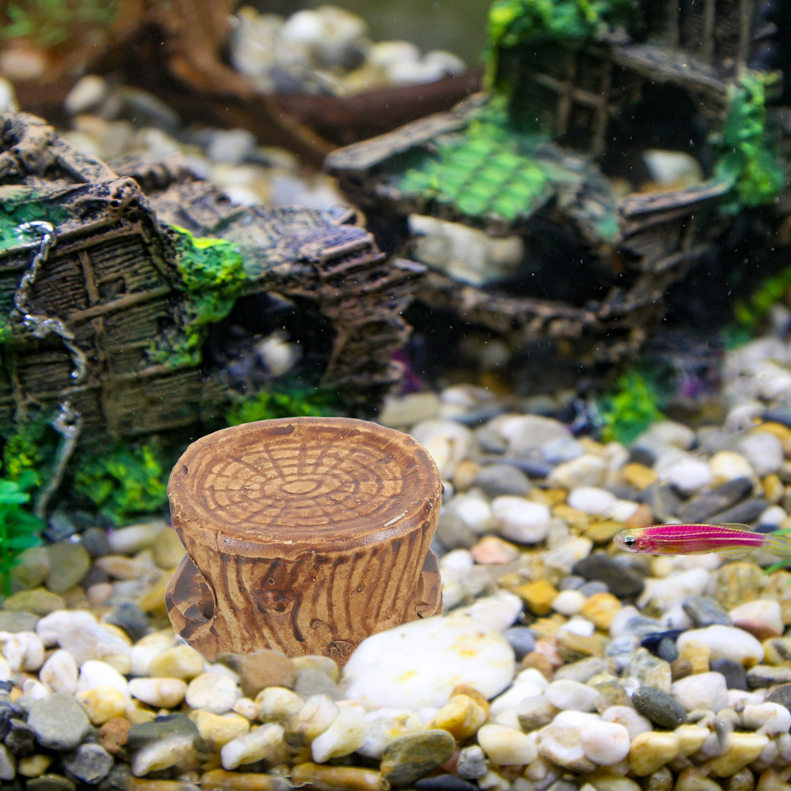 Fish Tank Ceramic Hideout Deco - Hide Cave Ceramic ulasan dan harga