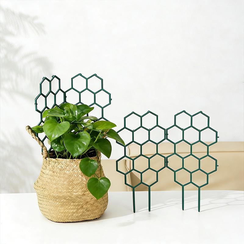 1/5Pcs Honeycomb Design Plant  - Vine Climbing Plastic ulasan dan harga