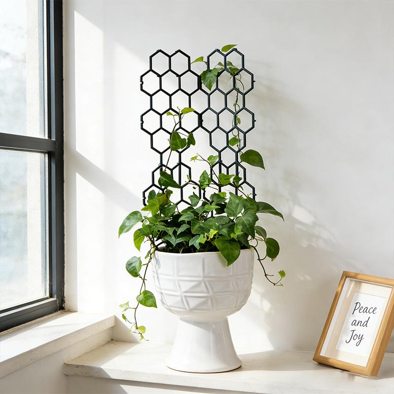 1/5Pcs Honeycomb Design Plant  - Vine Climbing Plastic ulasan dan harga