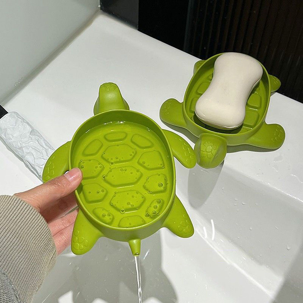 Turtle Drain Soap Box  Cartoon - Water Dish Reptile ulasan dan harga