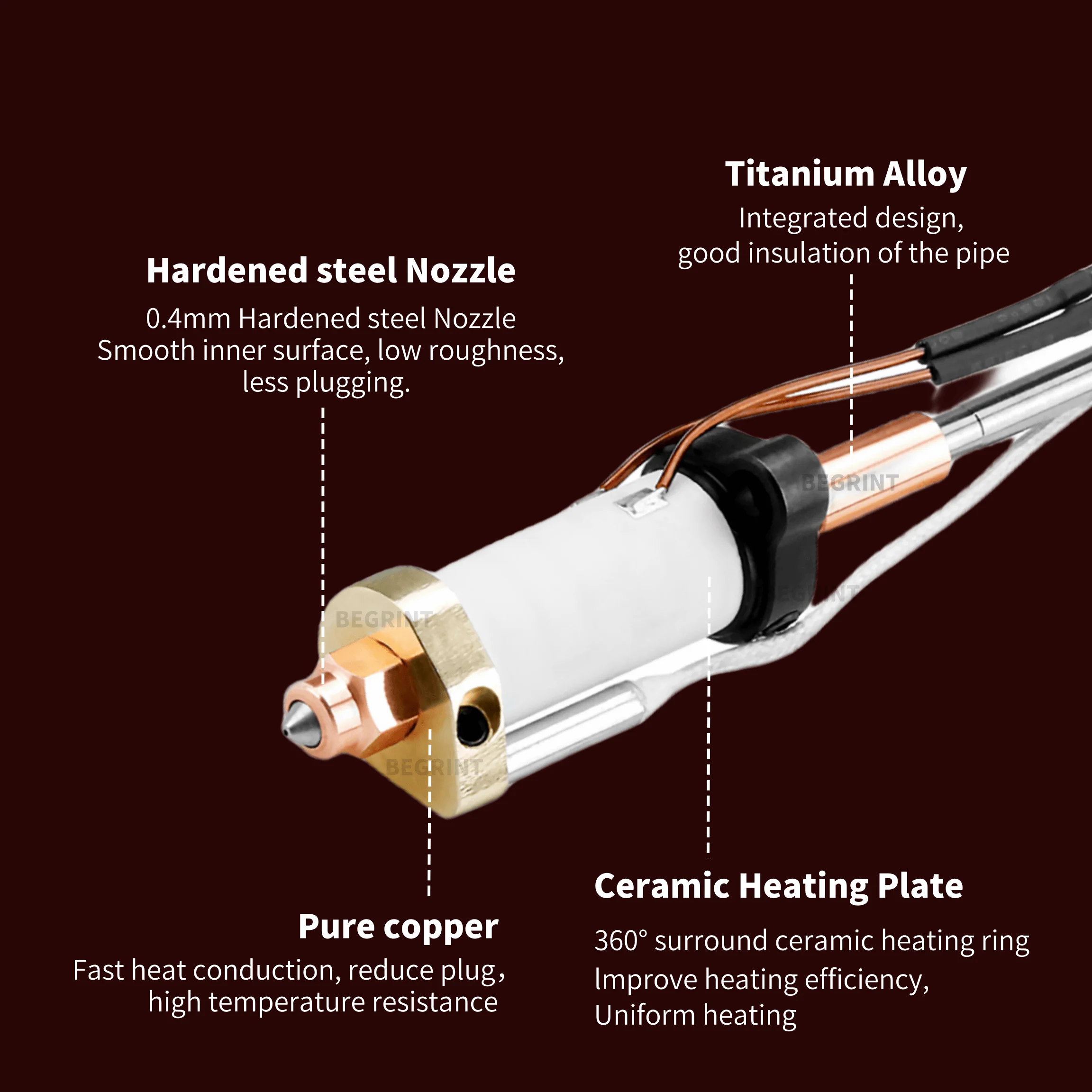 High Temp Ceramic Heater Hoten - Ceramic Heat Emitter ulasan dan harga