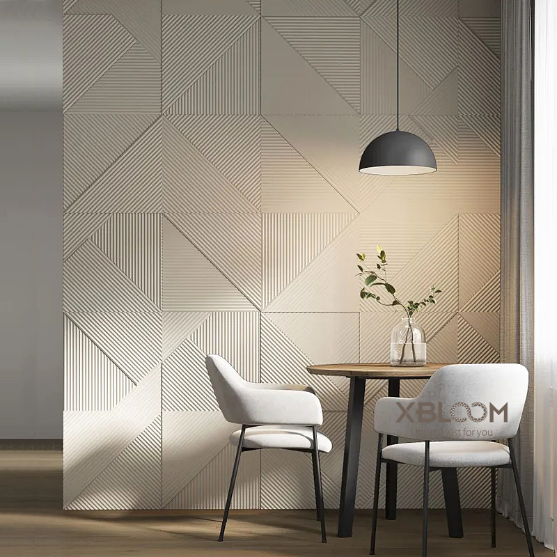 10pcs 30x30cm 3D Art Wall Pane - Pvc Panel Background ulasan dan harga