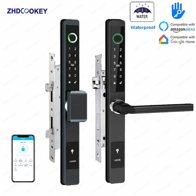 ZHDCOOKEY Biometric Digital Do - Glass Door Hinge ulasan dan harga