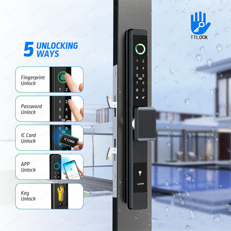 ZHDCOOKEY Biometric Digital Do - Glass Door Hinge ulasan dan harga