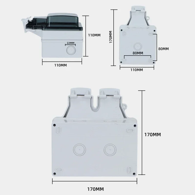 Tuya Waterproof Electrical Wal - Timer Dual Outlet ulasan dan harga