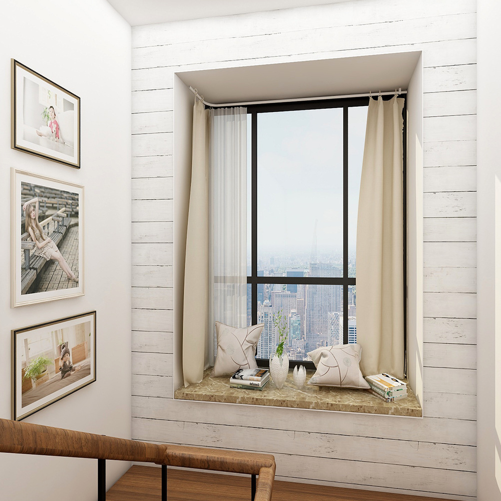 Retro Style White Wood Grain M - Pvc Panel Background ulasan dan harga