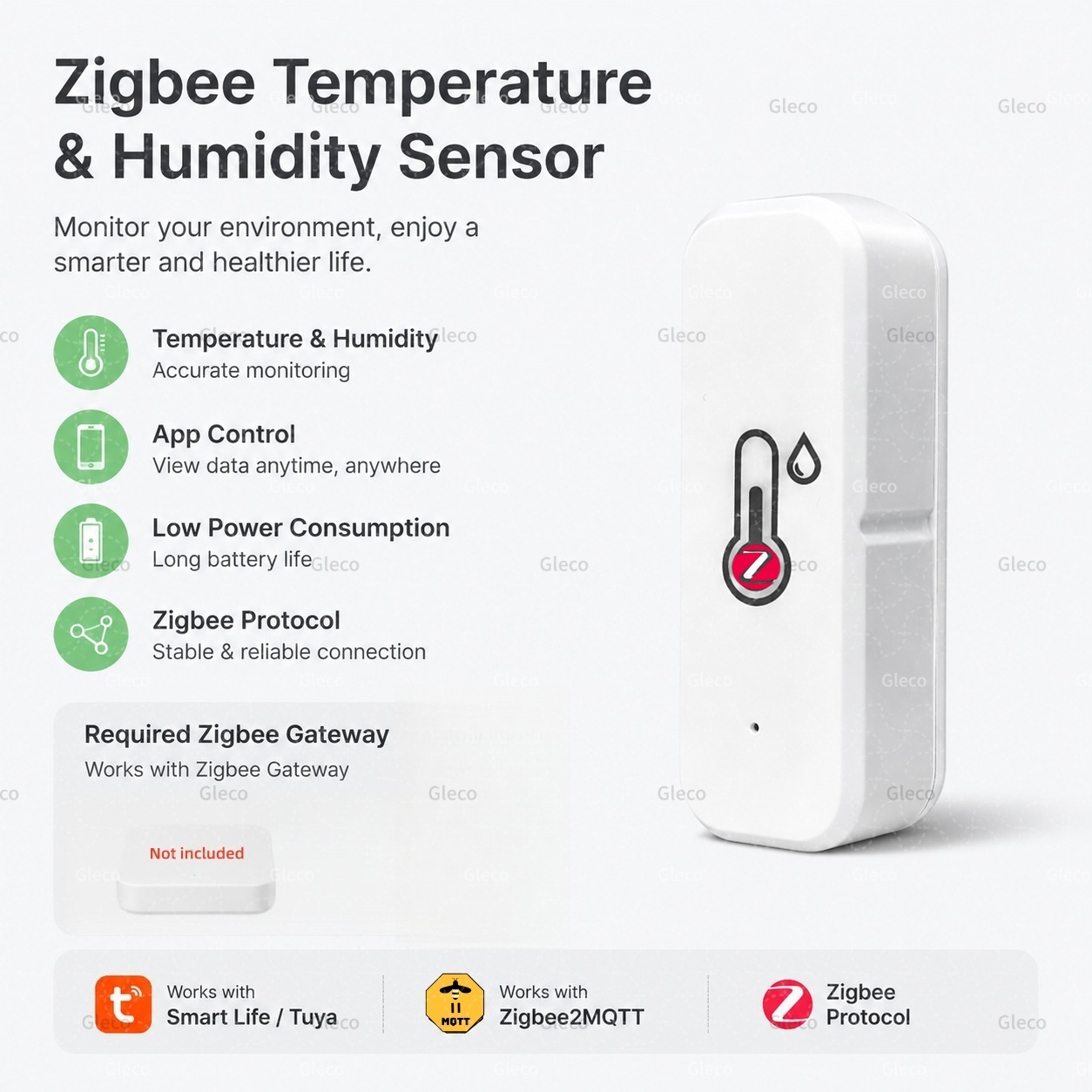 Tuya Zigbee 3.0 Temperature An - Digital Hygrometer Probe ulasan dan harga